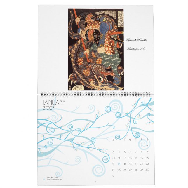 O Calendário de Miyamoto Musashi (Jan 2027)