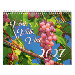 O calendário de vinhos 2027 - Veni, Vidi, Vino