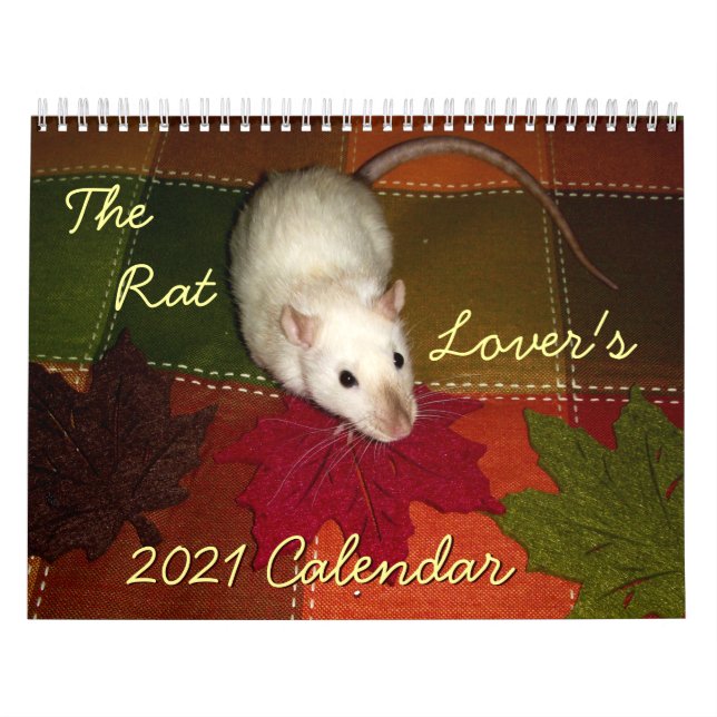 O calendário do amante do rato: 2019 (Capa)