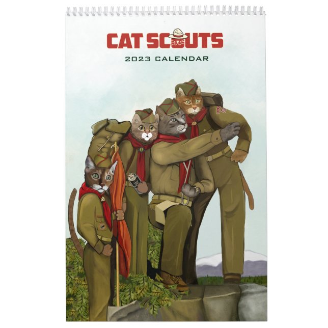 O Calendário do Cat Scouts 2023 (Capa)