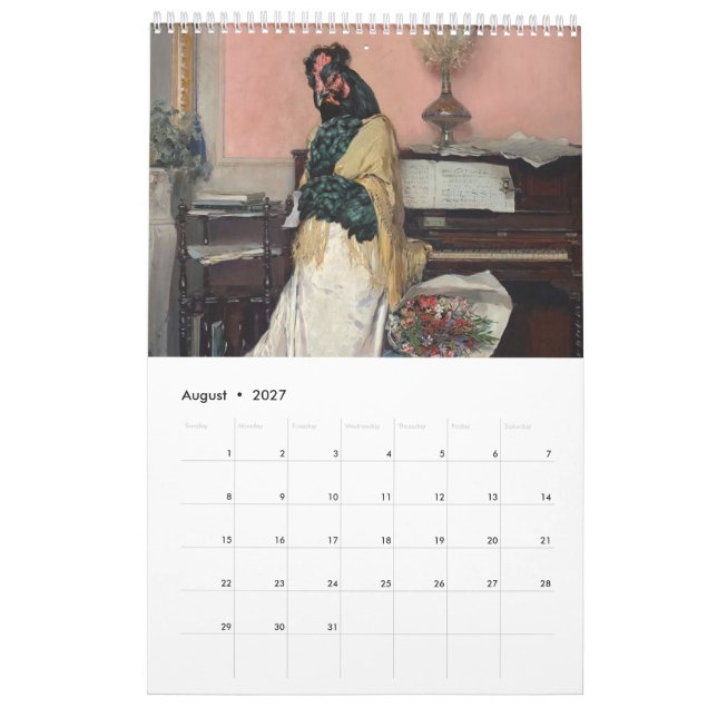 O Calendário do Museu de Belas Artes 2024 (Ago 2027)