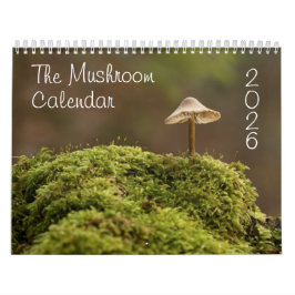 O calendário do mushroom para fotos bonitas de 202
