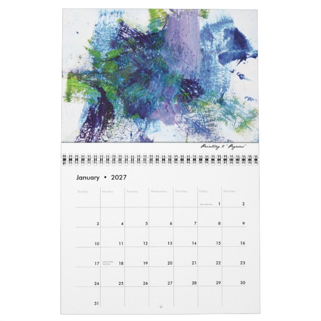 O Calendário do Pintor 2011 (Jan 2027)