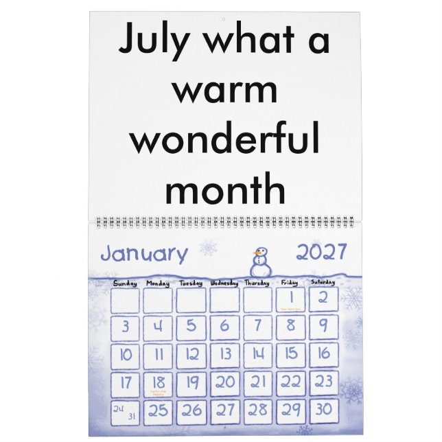 O Calendário do Poema (Jan 2027)