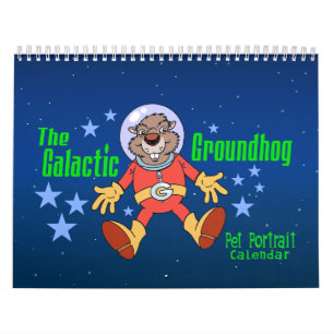 O calendário do retrato do animal de estimação