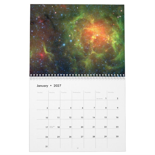 O calendário do universo (Jan 2027)