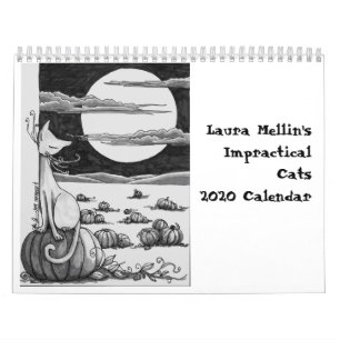 O calendário dos Gatos Impraticáveis 2020 de Lau