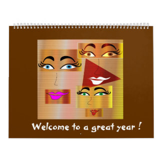 O calendário engraçado das mulheres