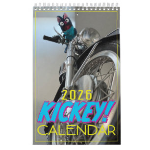 O Calendário Oficial da Parede Kickey 2026!