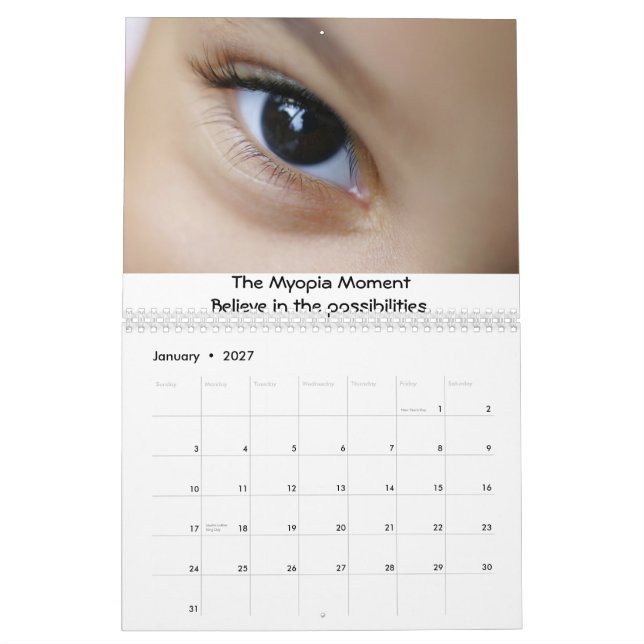 O calendário Unmade do líder (Jan 2027)