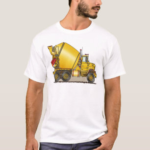 O caminhão concreto equipa o t-shirt