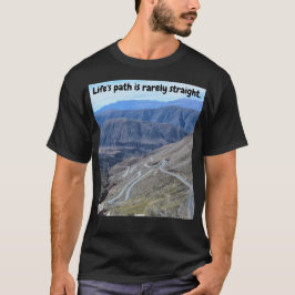 O caminho da vida raramente é hetero. Camiseta