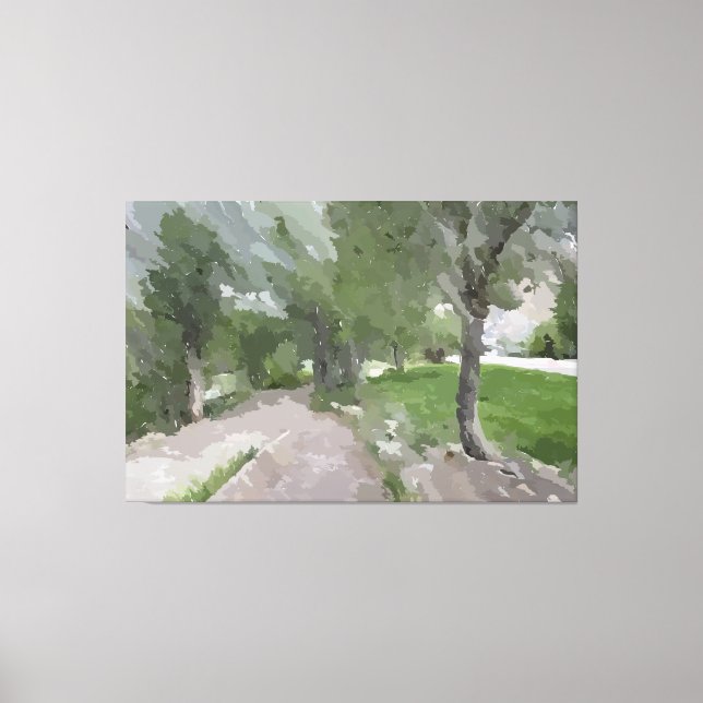 O Caminho Perto da Canvas do Rio (Frente)