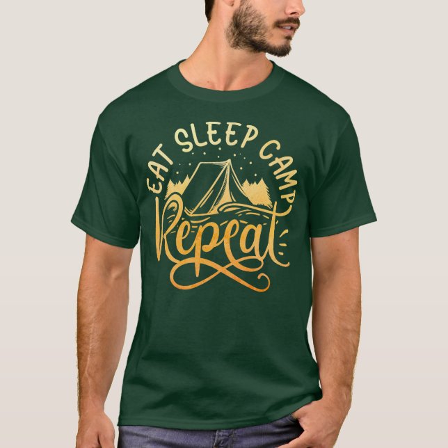 O Camping Lover T-Shirt (Frente)