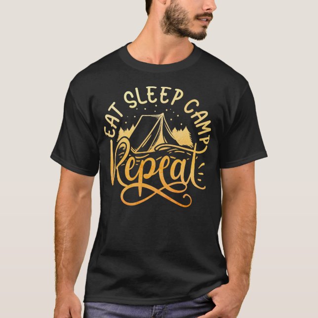 O Camping Lover T-Shirt (Frente)
