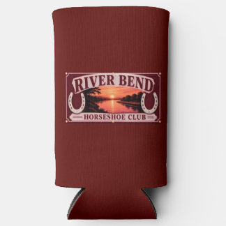 O Can Coozie do RiverBend HorseShoe Club