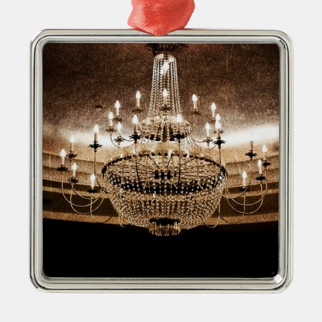 O candelabro de cristal brilha o ornamento do (Frente)