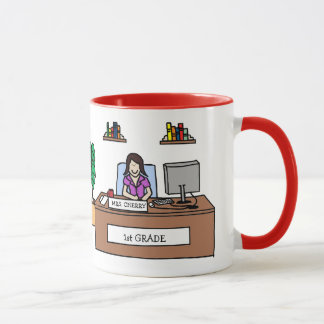 ø Caneca do professor da categoria - nome feito