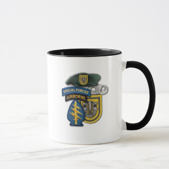 ø Caneca dos veterinários dos veteranos das boinas (Direita)