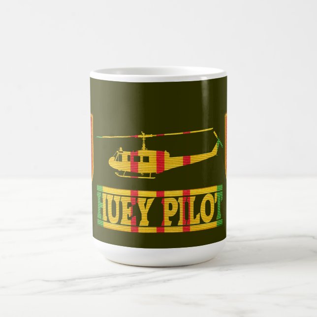 ø Caneca piloto da brigada UH-1 Huey do sinal (Centro)
