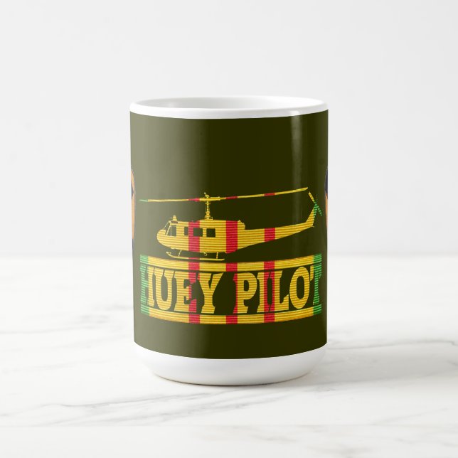 ø Caneca piloto da divisão UH-1 Huey da cavalaria (Centro)