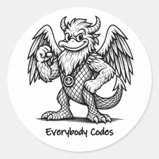 O Canto dos Patos e Dragões - Folha de Autocolante