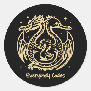 O Canto dos Patos e Dragões - Folha de Autocolante