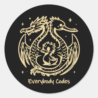 O Canto dos Patos e Dragões - Folha de Autocolante