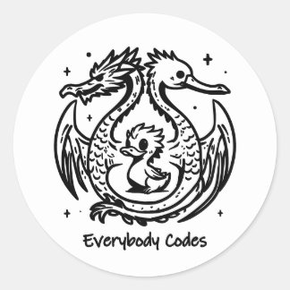 O Canto dos Patos e Dragões - Folha de Autocolante