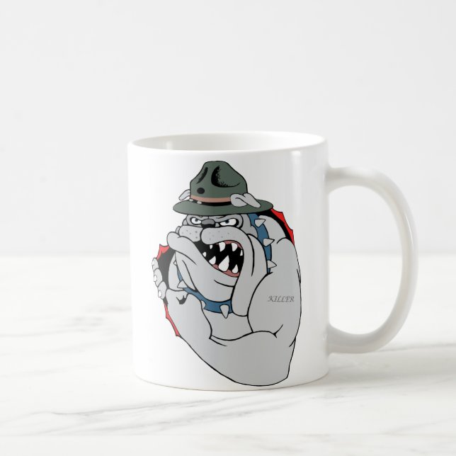 O cão dentro de mim caneca de café (Direita)