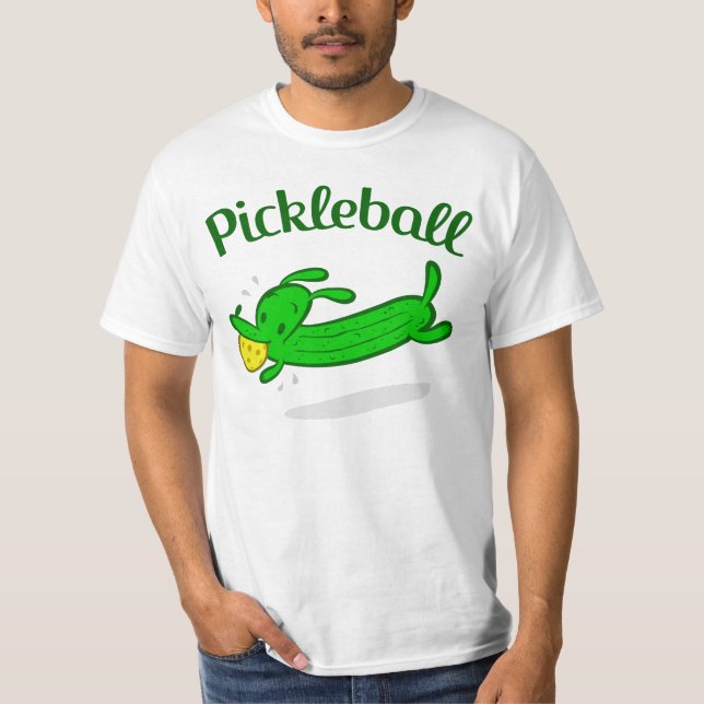 O cão do Pickleball dos homens conserva o t-shirt (Frente)
