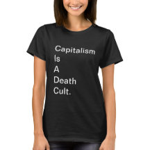 O Capitalismo É Uma Camisa De T-Shirt Cult (Preto)