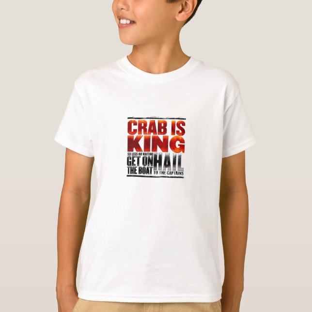 O caranguejo é rei T-shirt (Frente)