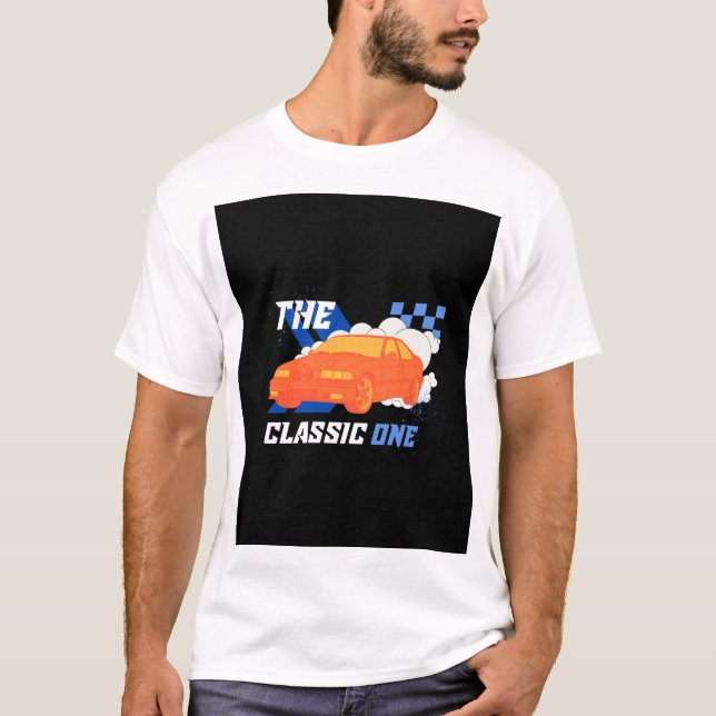 O carro clássico T-Shirt (Frente)