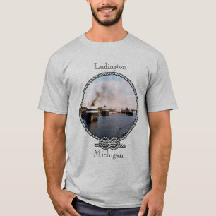 O carro/trilho de Ludington Ferries a camisa