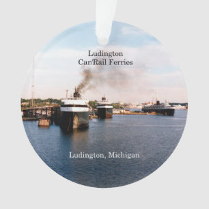 O carro/trilho de Ludington Ferries o ornamento