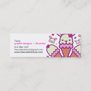 o cartão bonito do instituto