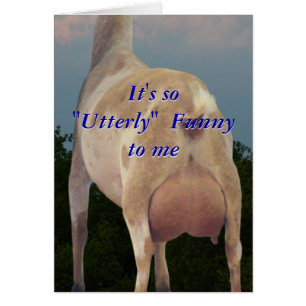 O cartão cómico da cabra personaliza toda a