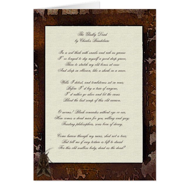 O cartão contente inoperante (Frente)