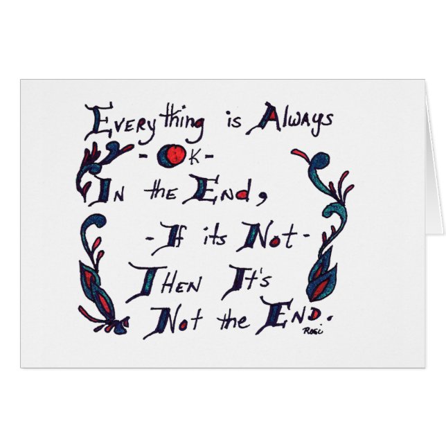 O cartão da extremidade (Frente Horizontal)