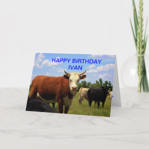 O cartão da VACA do PAÍS de KANSAS