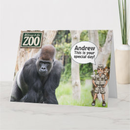 O Cartão de Aniversário do Zoo