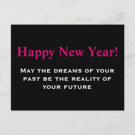 O cartão de ano novo