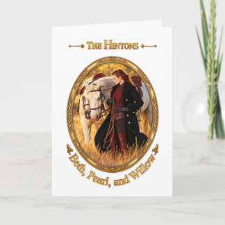 O cartão de arte de cavalo The Hintons Beth Pearl