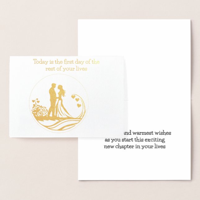 O Cartão de Casamento de Hoje é o Primeiro Dia do  (Exibição)