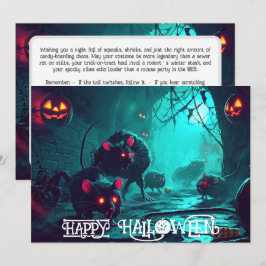 O Cartão de Halloween da Pumpkin Plague
