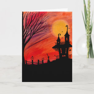 O Cartão de Halloween das Bruxas