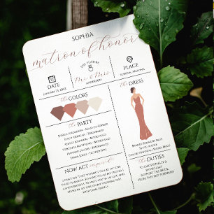 O Cartão De Informação Da Festa Bridal Será A Minh