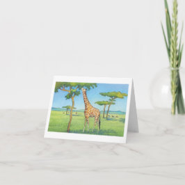 O cartão de nota da zebra