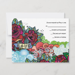 O cartão de resposta de Mitzvah do bastão da